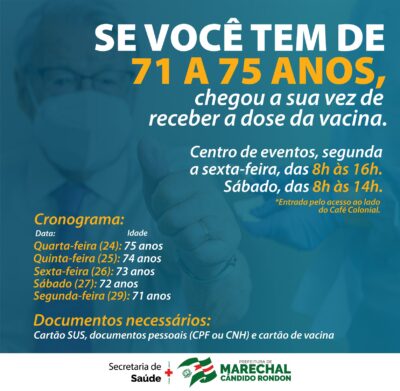 Cronograma 24 a 29 de março